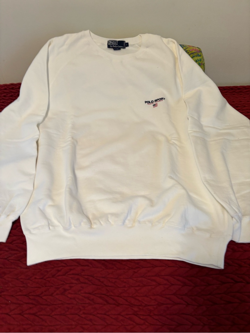 Polo by Ralph Lauren Men's Crewneck Sweatshirt - White